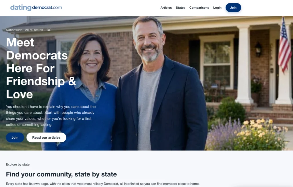 democrat dating site datingdemocrat.com